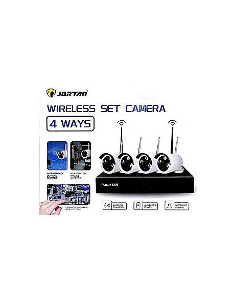 Kit videosorveglianza hd nvr dvr wireless 4 canali