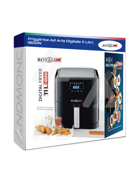 Friggitrice ad Aria digitale 11 Litri 1800W