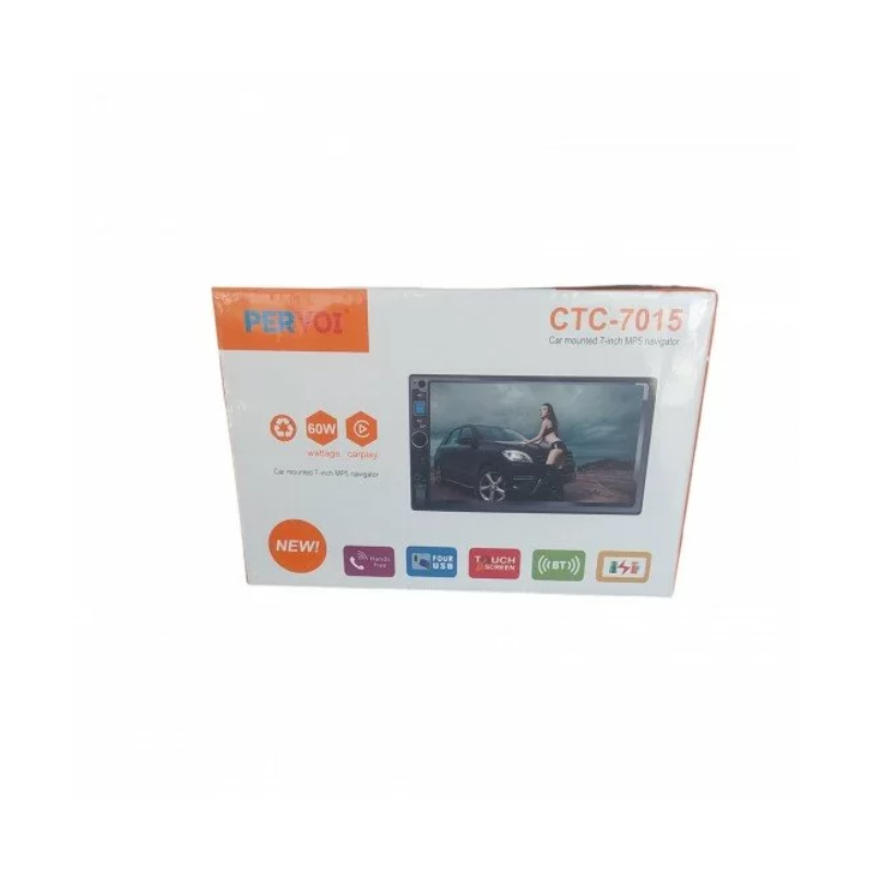 Autoradio 2 DIN 7" Touch Carplay 60W Bluetooth...