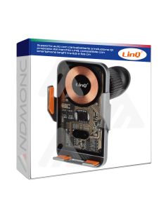 Supporto auto con caricabatterie a induzione QI proposto...