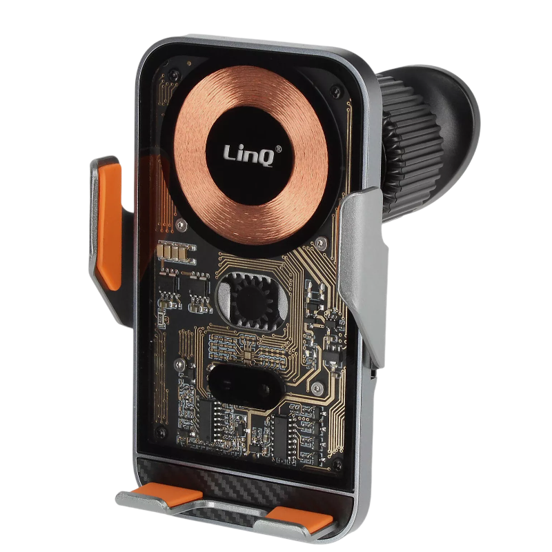 Supporto auto con caricabatterie a induzione QI...