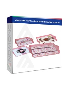 Vassoio centrotavola Rosa fantasia