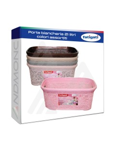 Porta biancheria 21 litri colori assortiti