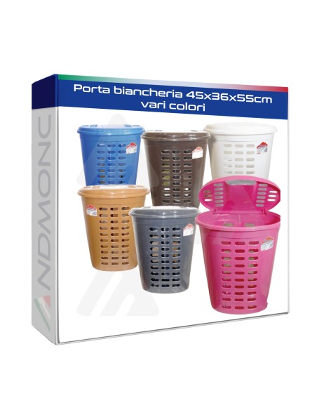 Porta biancheria 45x36x55cm vari colori