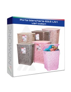 Porta biancheria 63,5 Litri vari colori