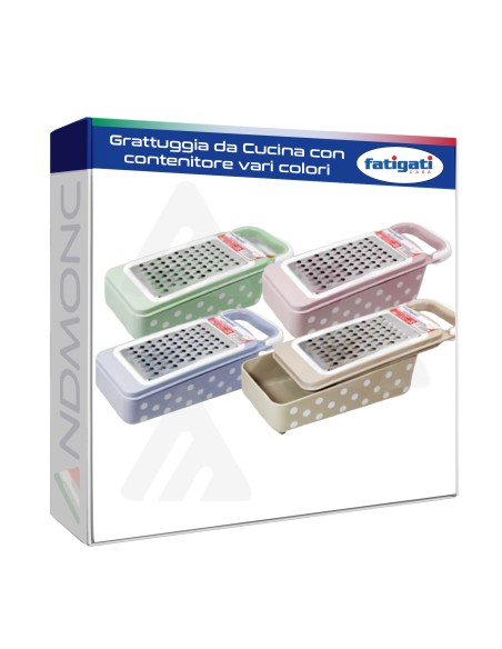 Grattuggia da Cucina con contenitore vari colori