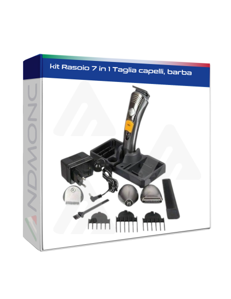 kit Rasoio 7 in 1 Taglia capelli, barba