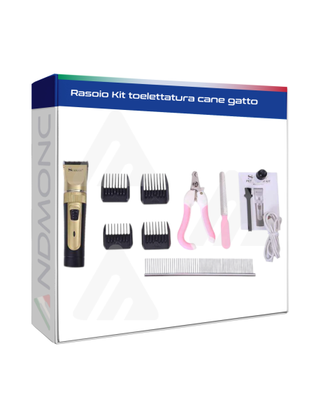 Rasoio Kit toelettatura cane gatto