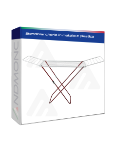 Stendibiancheria in metallo e plastica