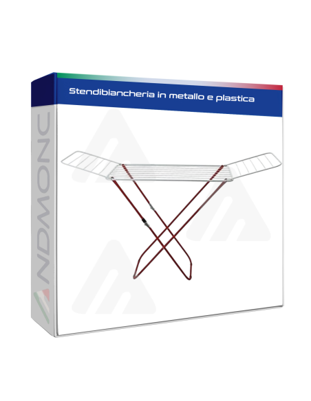 Stendibiancheria in metallo e plastica