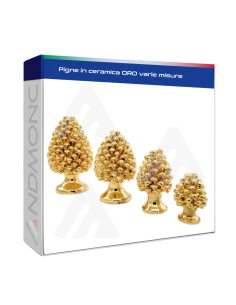 Pigne in ceramica ORO varie misure
