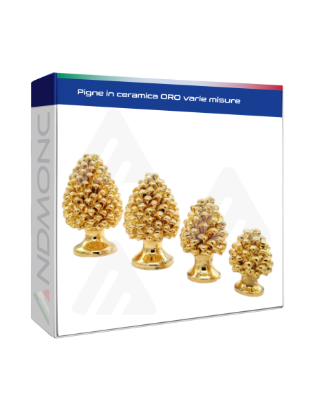 Pigne in ceramica ORO varie misure