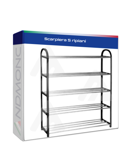 Scarpiera 5 ripiani