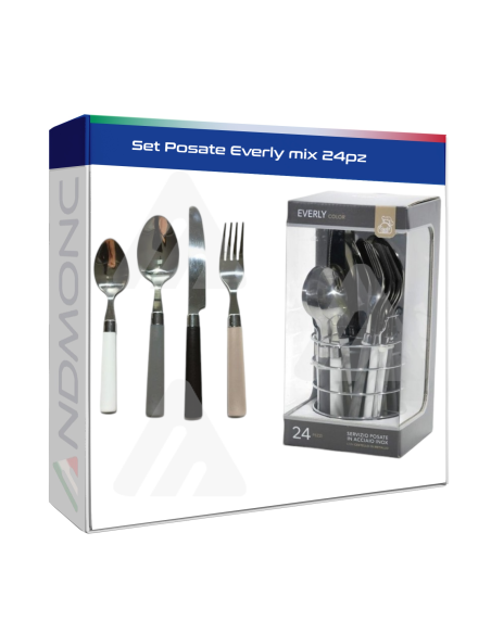 Set Posate Everly mix 24pz