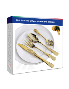 Set Posate 24pz. Gold art. 3358