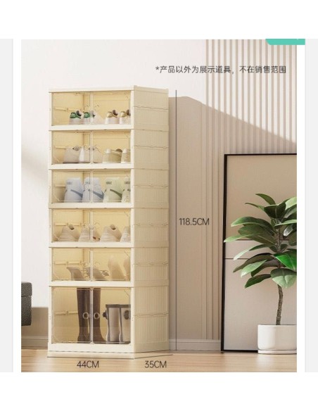Porta Scarpe scarpiera da 6 Piani 44cmx35cmx118.5cm