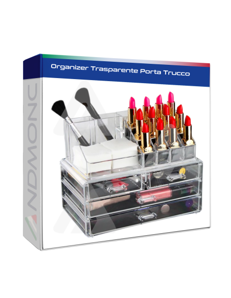 Organizer Trasparente Porta Trucco