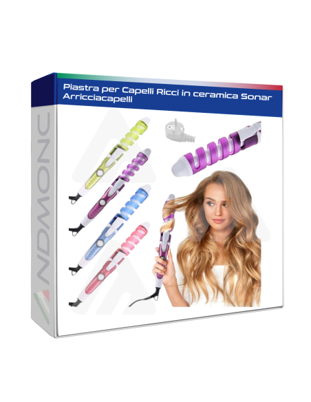 Piastra per Capelli Ricci in ceramica Sonar Arricciacapelli
