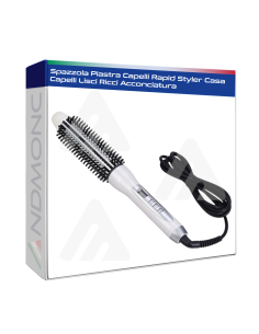 Spazzola Piastra Capelli Rapid Styler Casa Capelli Lisci...