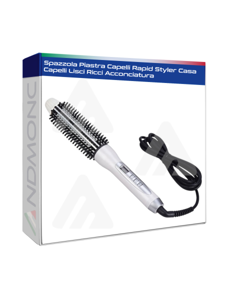 Spazzola Piastra Capelli Rapid Styler Casa Capelli Lisci Ricci Acconciatura