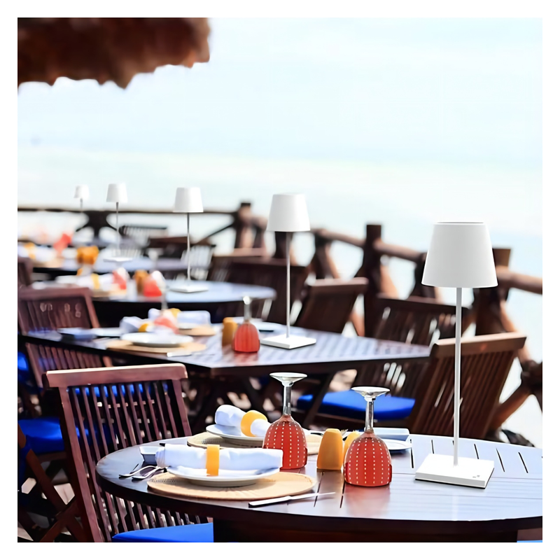 12 pezzi Lampada da tavolo LED ricariabile...