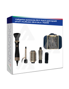 Valigetta spazzola 6in1 Asciugacapelli phon multiuso...