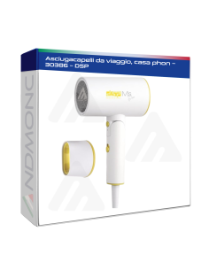 Asciugacapelli da viaggio, casa phon – 30386 – DSP