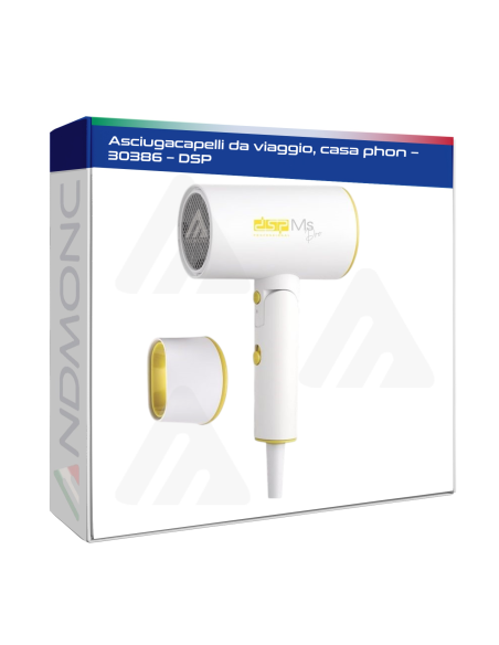 Asciugacapelli da viaggio, casa phon – 30386 – DSP