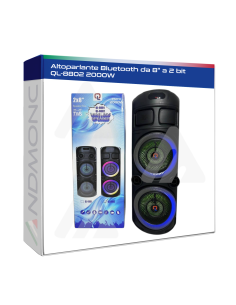 Cassa Altoparlante Bluetooth da 8" a 2 bit QL-8802 2000W