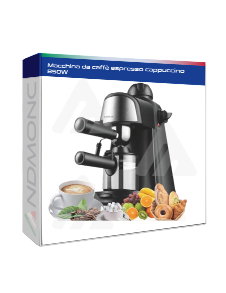 Macchina da Caffè Espresso Professionale da 800W caffe macinato montalatte 4TZ