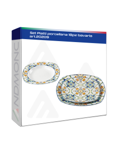 Set Piatti porcellana 18pz bavaria art.20209