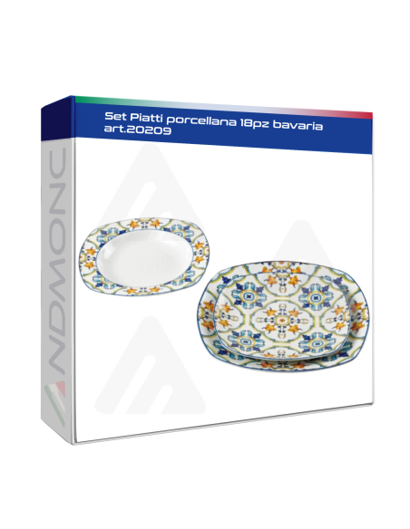 Set Piatti porcellana 18pz bavaria art.20209