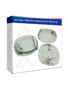 Set 19pz. Piatti Porcellana art.17 Bavaria