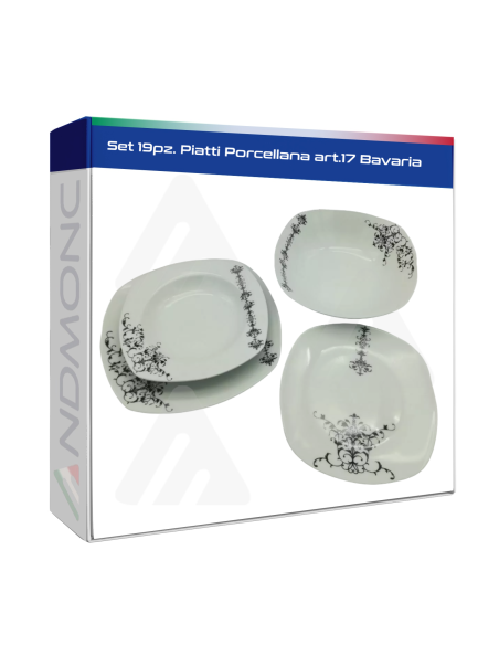 Set 19pz. Piatti Porcellana art.17 Bavaria