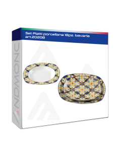 Set Piatti porcellana 18pz. bavaria art.20208