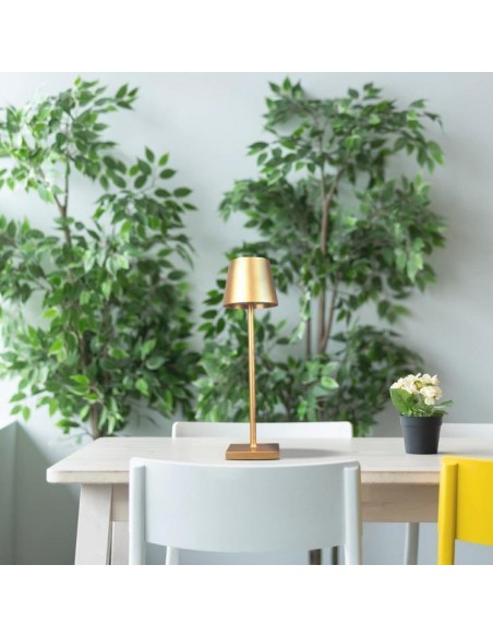 5 pezzi Lampada da tavolo LED touch Oro