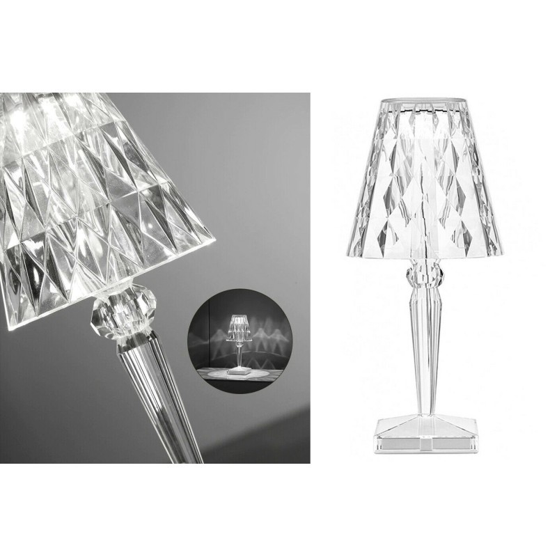 5 pezzi Lampada Tavolo diamantata ricaricabile...