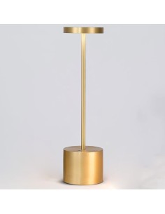 2 Pezzi Lampada da tavolo a LED wireless alluminio 2