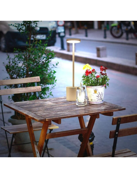 10 Pezzi Lampada da tavolo a LED wireless alluminio