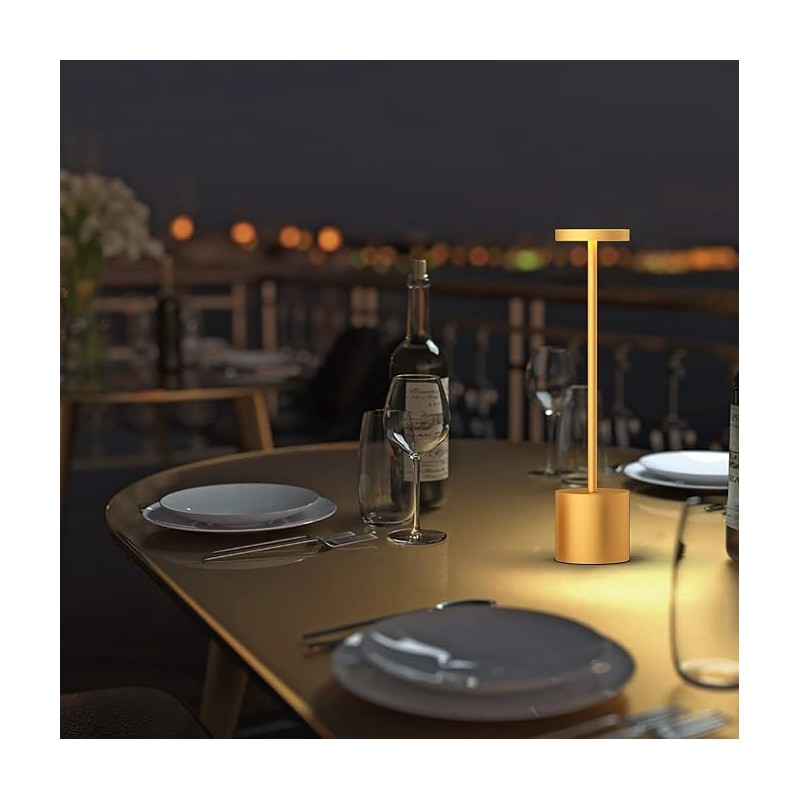 10 Pezzi Lampada da tavolo a LED wireless...