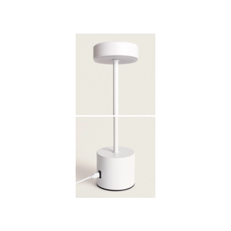 2 Pezzi Lampada da tavolo LED ricariabile touch...