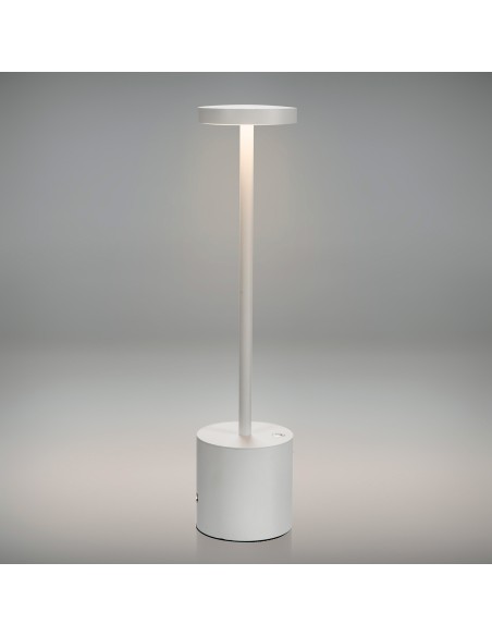 5 Pezzi Lampada da tavolo LED ricariabile touch senza fili Bianco