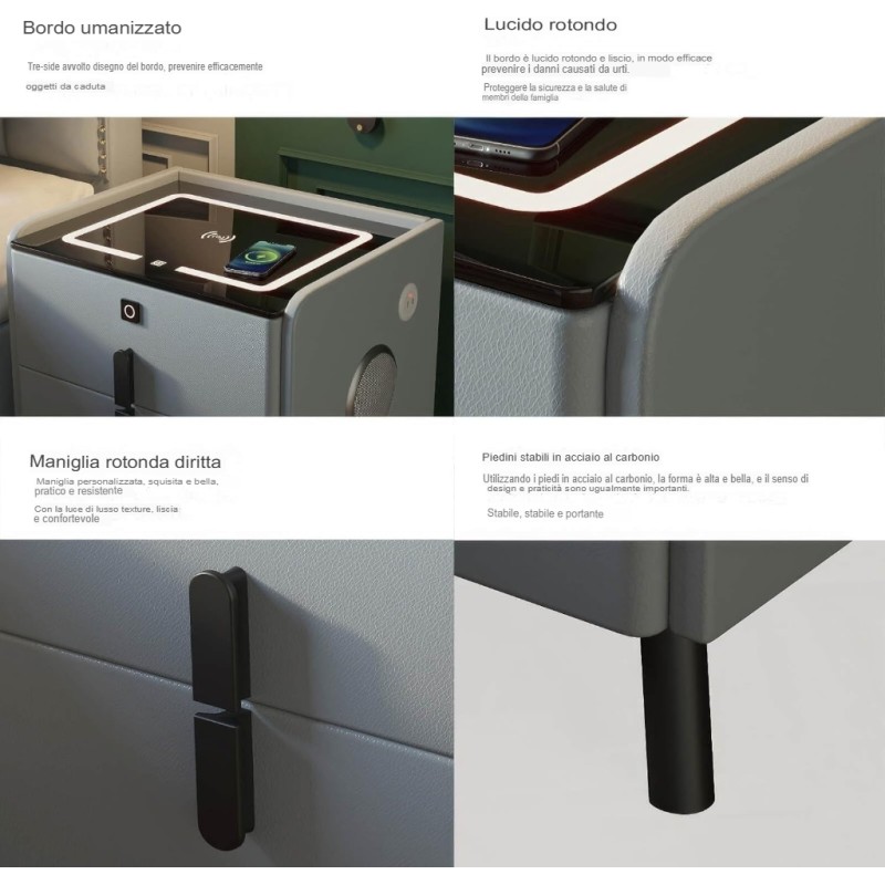 Tavolino con altoparlante Bluetooth , comodino...