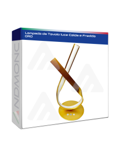 Lampada da Tavolo luce Calda e Fredda ORO