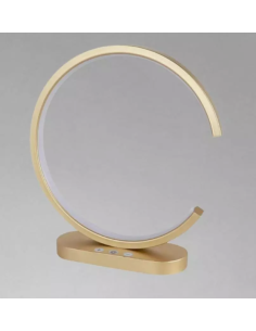 Lampada da Tavolo LED 12W Design Curva Oro Bianco Touch... 2