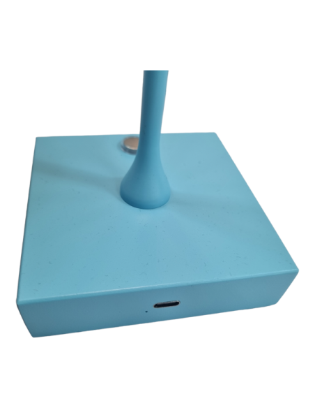 Lampada da Tavolo Touch dimmerabile LED USB Celeste