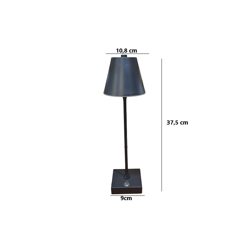 Lampada led da tavolo touch con batteria...