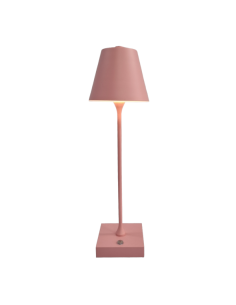 Lampada led da tavolo touch rosa con batteria... 2