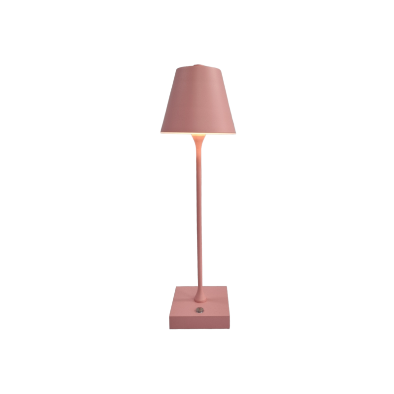 Lampada led da tavolo touch rosa con batteria...