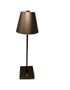 Lampada led da tavolo touch Marrone con batteria... 2